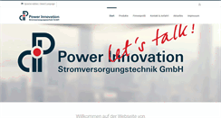 Desktop Screenshot of powerinnovation.de