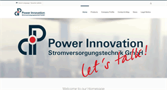 Desktop Screenshot of powerinnovation.com