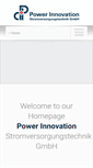 Mobile Screenshot of powerinnovation.com